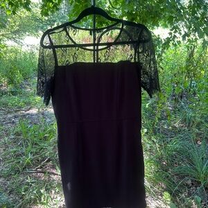 Vero Moda Black Dress with Lace Detail